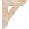 Ekena Millwork Traditional Slat Smooth Bracket, Douglas Fir, 5 1/2"W x 24"D x 28"H BKT06X24X28TRA06SDF - alternate 3